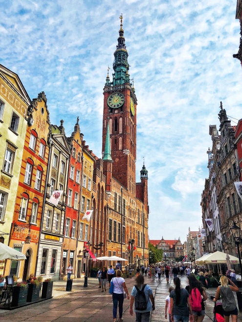 Mestská radnica, Gdansk, severné Poľsko